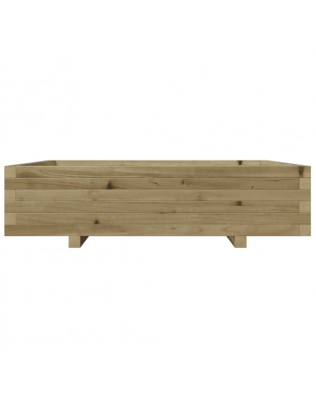 Fioriera da Giardino 100x100x26,5 cm Legno di Pino Impregnato