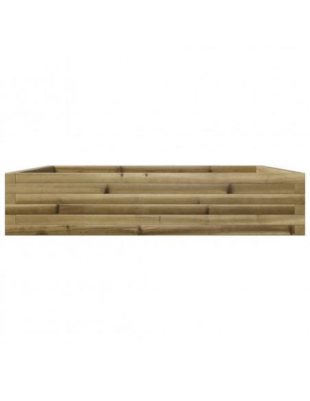Fioriera da Giardino 110x110x23 cm in Legno di Pino Impregnato