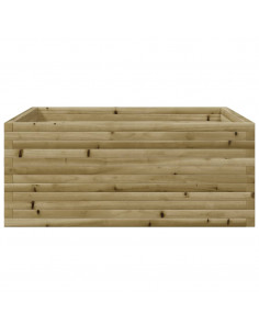 Fioriera da Giardino 110x110x46 cm in Legno di Pino Impregnato