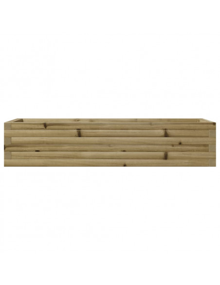Fioriera da Giardino 110x40x23 cm in Legno di Pino Impregnato