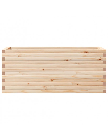 Fioriera da Giardino 110x40x45,5 cm in Legno Massello di Pino