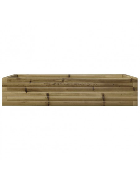Fioriera da Giardino 110x60x23 cm in Legno di Pino Impregnato