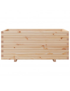 Fioriera da Giardino 110x60x49,5 cm in Legno Massello di Pino