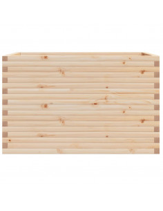 Fioriera da Giardino 110x60x68,5 cm in Legno Massello di Pino