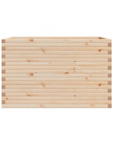 Fioriera da Giardino 110x60x68,5 cm in Legno Massello di Pino