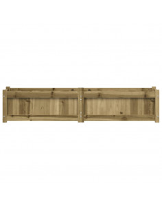 Fioriera da Giardino 150x31x31 cm in Legno di Pino Impregnato