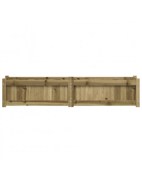 Fioriera da Giardino 150x31x31 cm in Legno di Pino Impregnato