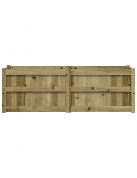 Fioriera da Giardino 150x50x50 cm in Legno di Pino Impregnato