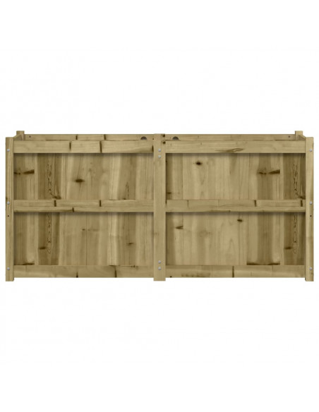 Fioriera da Giardino 150x50x70 cm in Legno di Pino Impregnato