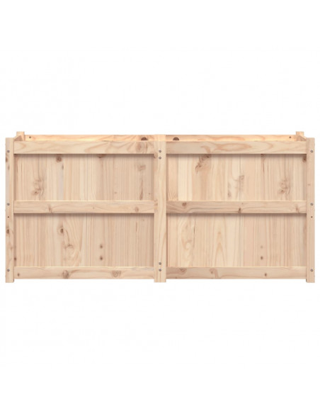 Fioriera da Giardino 150x50x70 cm in Legno Massello di Pino