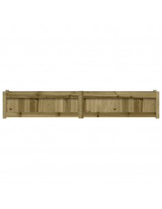 Fioriera da Giardino 180x31x31 cm in Legno di Pino Impregnato