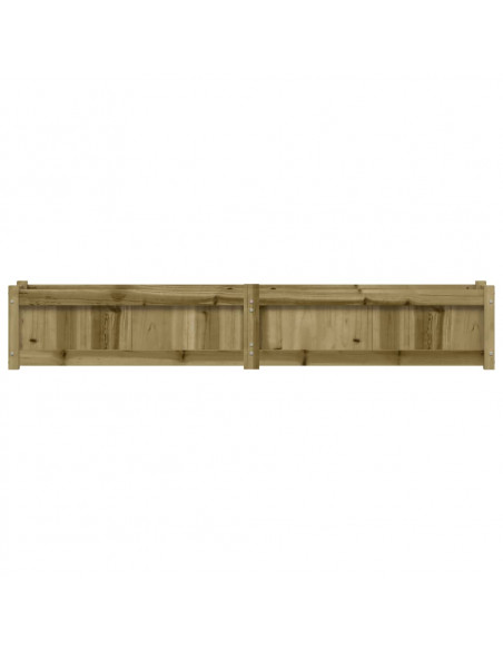 Fioriera da Giardino 180x31x31 cm in Legno di Pino Impregnato