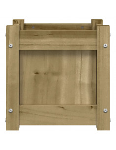 Fioriera da Giardino 31x31x31 cm in Legno di Pino Impregnato