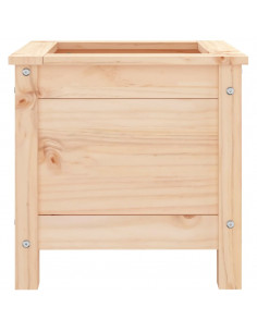 Fioriera da Giardino 40x40x39 cm in Legno Massello di Pino