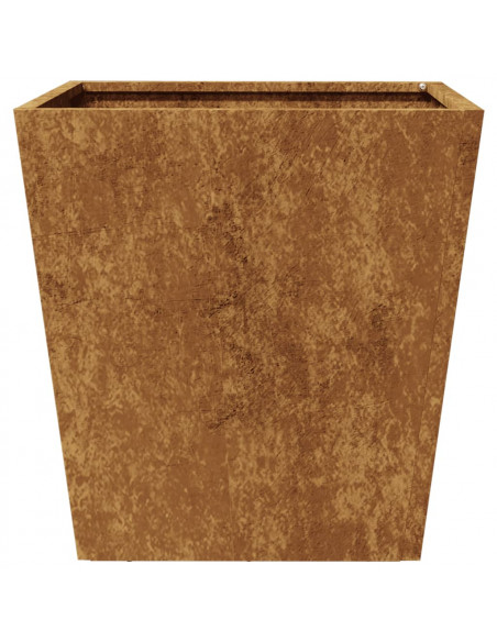 Fioriera da Giardino 40x40x40 cm in Acciaio Corten