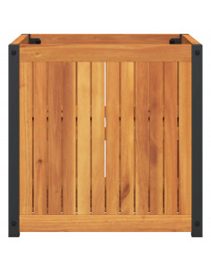 Fioriera da Giardino 45x45x44 cm in Legno Massello di Acacia