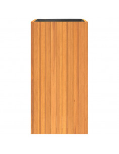 Fioriera da Giardino 45x45x90 cm in Legno Massello di Acacia