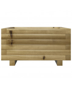 Fioriera da Giardino 50x50x26,5 cm in Legno di Pino Impregnato