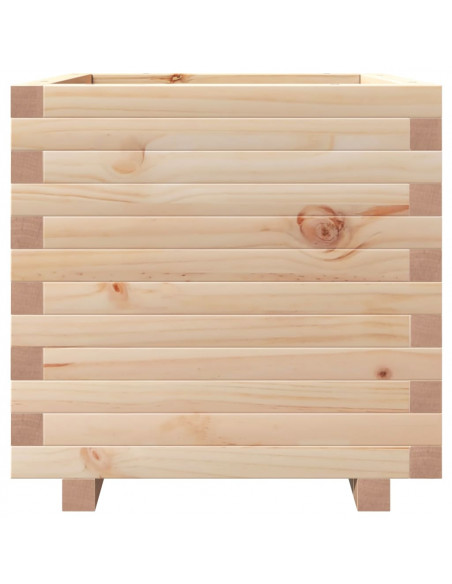 Fioriera da Giardino 50x50x49,5 cm in Legno Massello di Pino