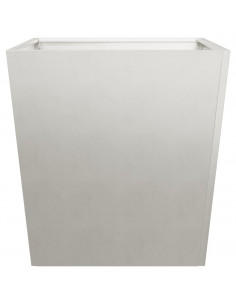 Fioriera da Giardino 50x50x50 cm in Acciaio Inox