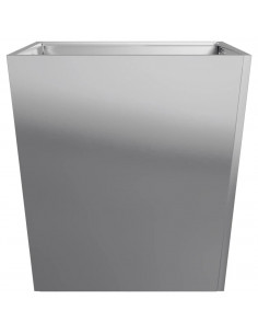 Fioriera da Giardino 50x50x50 cm in Acciaio Zincato