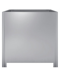 Fioriera da Giardino 50x50x50 cm in Acciaio Zincato