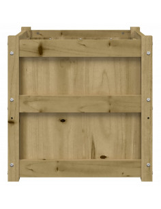 Fioriera da Giardino 50x50x50 cm in Legno di Pino Impregnato