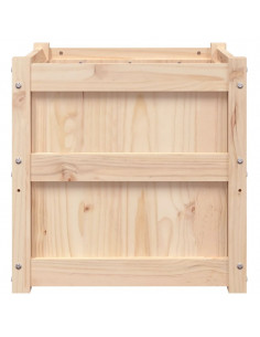 Fioriera da Giardino 50x50x50 cm in Legno Massello di Pino