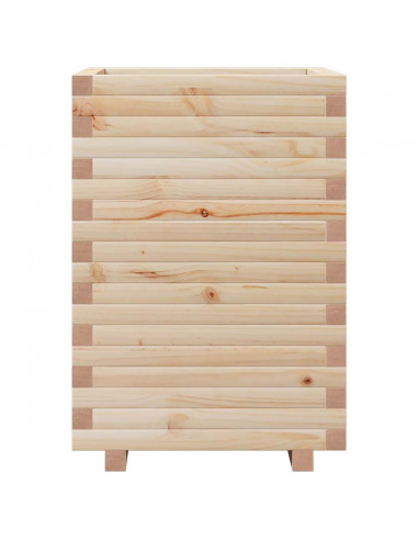 Fioriera da Giardino 50x50x72 cm in Legno Massello di Pino