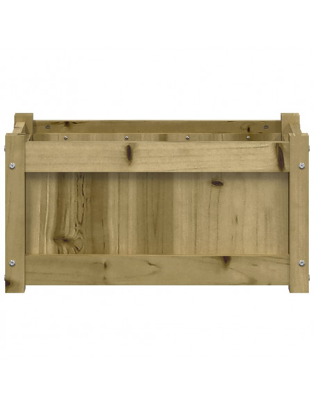Fioriera da Giardino 60x31x31 cm in Legno di Pino Impregnato