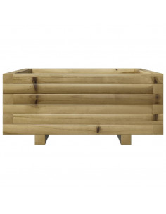 Fioriera da Giardino 60x60x26,5 cm in Legno di Pino Impregnato