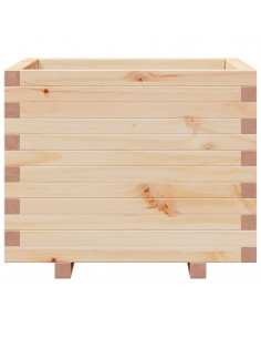 Fioriera da Giardino 60x60x49,5 cm in Legno Massello di Pino