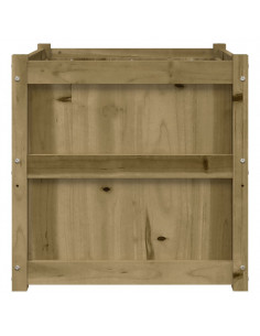 Fioriera da Giardino 60x60x60 cm in Legno di Pino Impregnato