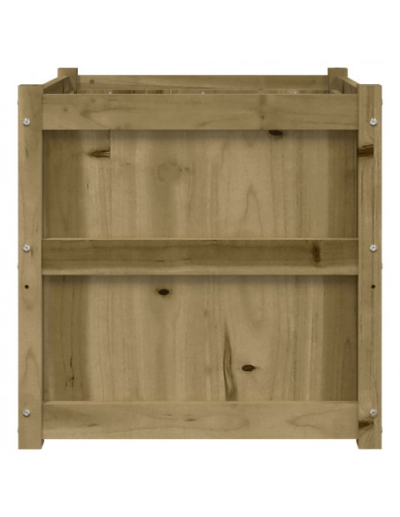Fioriera da Giardino 60x60x60 cm in Legno di Pino Impregnato