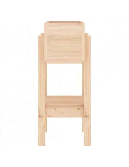 Fioriera da Giardino 62x30x69 cm in Legno Massello di Pino