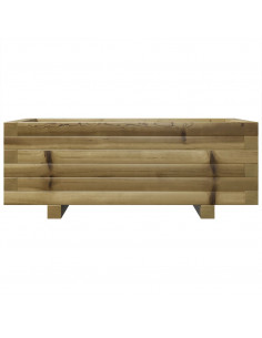 Fioriera da Giardino 70x40x26,5 cm in Legno di Pino Impregnato