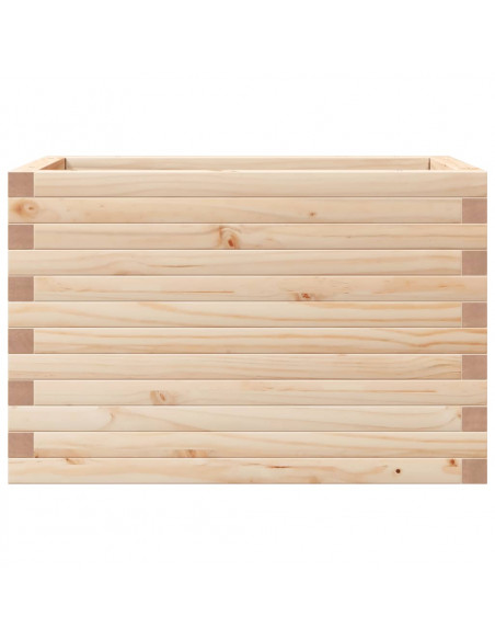 Fioriera da Giardino 70x40x45,5 cm in Legno Massello di Pino
