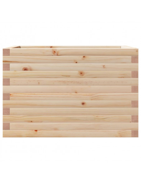 Fioriera da Giardino 70x40x46 cm in Legno Massello di Pino