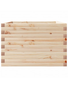 Fioriera da Giardino 70x70x45,5 cm in Legno Massello di Pino