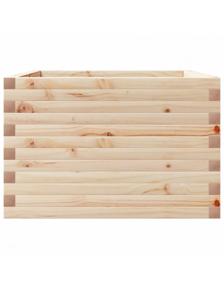 Fioriera da Giardino 70x70x45,5 cm in Legno Massello di Pino