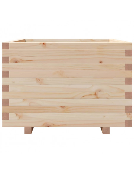 Fioriera da Giardino 70x70x49,5 cm in Legno Massello di Pino