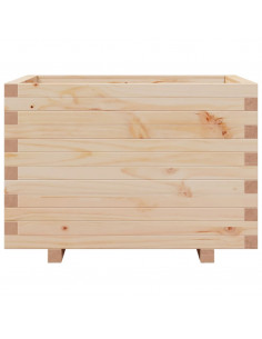 Fioriera da Giardino 70x70x49,5 cm in Legno Massello di Pino