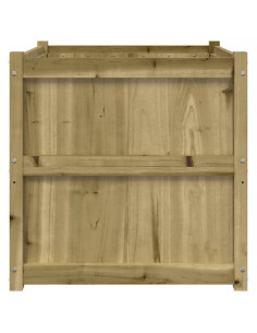 Fioriera da Giardino 70x70x70 cm in Legno di Pino Impregnato