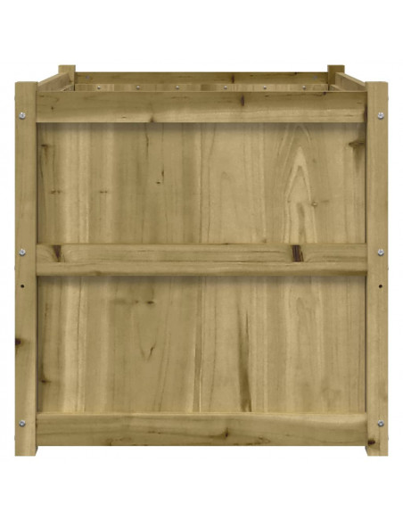 Fioriera da Giardino 70x70x70 cm in Legno di Pino Impregnato