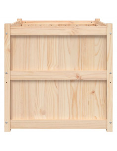 Fioriera da Giardino 70x70x70 cm in Legno Massello di Pino