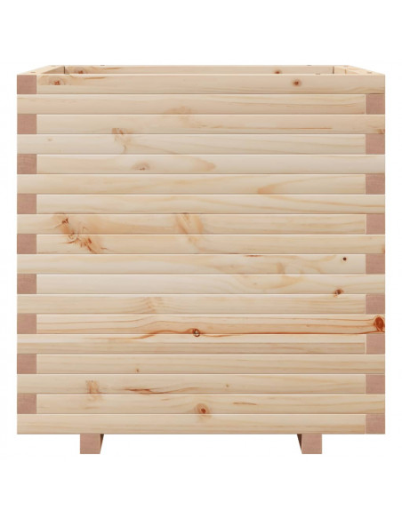 Fioriera da Giardino 70x70x72 cm in Legno Massello di Pino