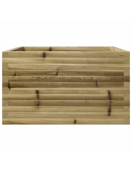 Fioriera da Giardino 80x80x46 cm in Legno di Pino Impregnato