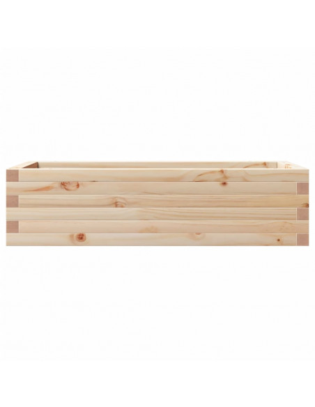 Fioriera da Giardino 90x40x23 cm in Legno Massello di Pino