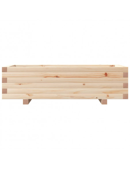 Fioriera da Giardino 90x40x26,5 cm in Legno Massello di Pino