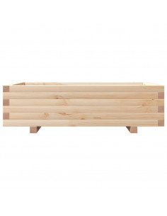 Fioriera da Giardino 90x60x26,5 cm in Legno Massello di Pino